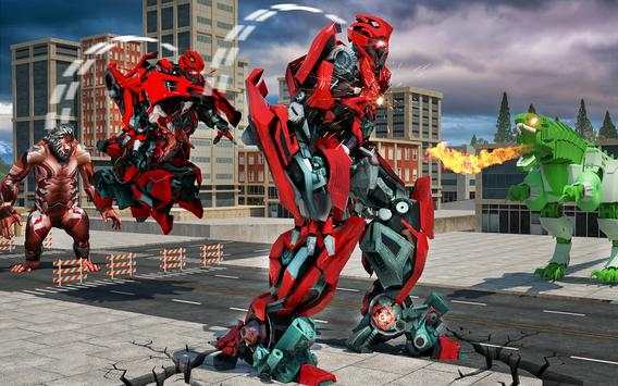Wild Gorilla Transforming Robot: Dino Hunting Game screenshot 16