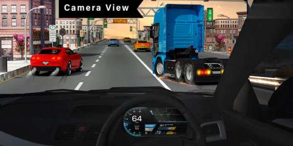 Highway Car Racing Game, Car Driving Traffic 3D screenshot 1