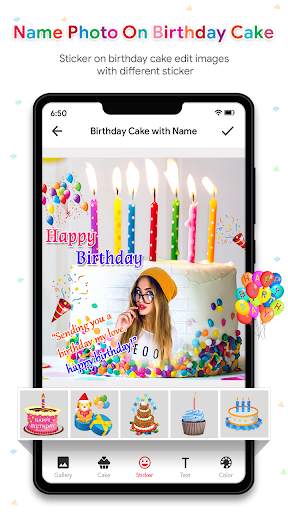 Name Photo On Birthday Cake - Birthday Photo Frame screenshot 6