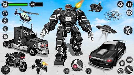 Incredible Robot Game Car Game screenshot 5
