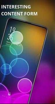 Fantasy colored ball live wallpaper | light color screenshot 2