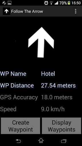 Arrow GPS Navigation Waypoints screenshot 1