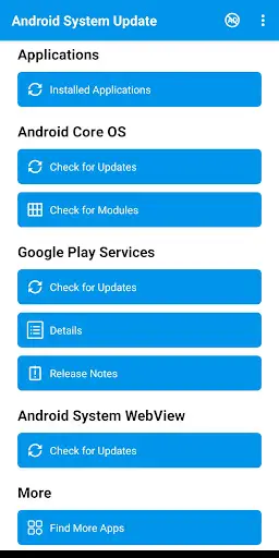 Android System Update screenshot 1