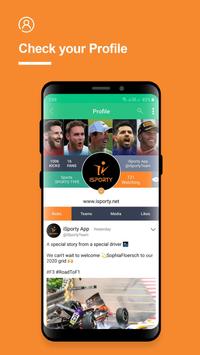 iSporty - Sports Social Media screenshot 2