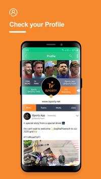iSporty - Sports Social Media screenshot 2