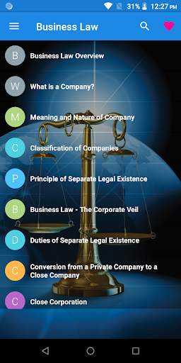 Business Law screenshot 1
