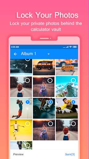 Calculator App lock Photo Lock 3 تصوير الشاشة