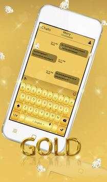 TouchPal Gold Keyboard Theme screenshot 1