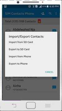 SIM Contacts Phone screenshot 3