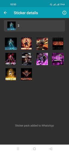 WAStickerApps - FF Stickers for WhatsApp 2021 screenshot 3