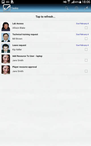 NetIQ IDM Approvals screenshot 2