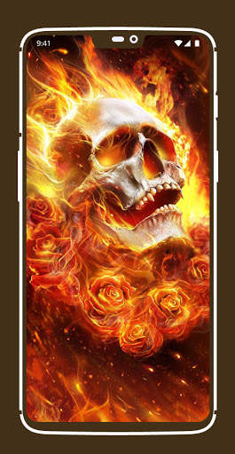 Ice Fire Skull Wallpapers screenshot 7