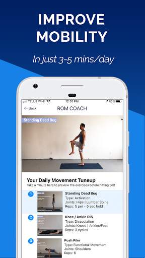 ROM Coach (Mobility) screenshot 1