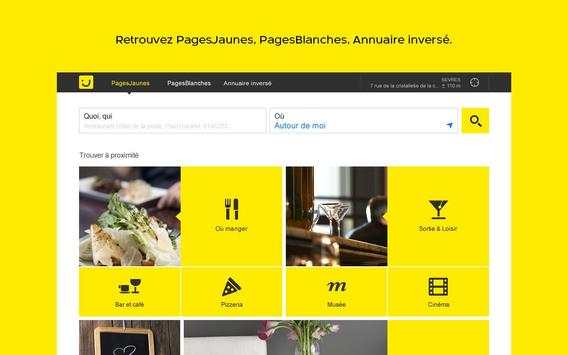 PagesJaunes pour Tablette screenshot 1