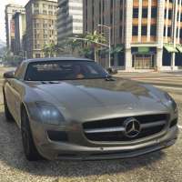 Mercedes Benz SLS AMG City Driving Simulator logo