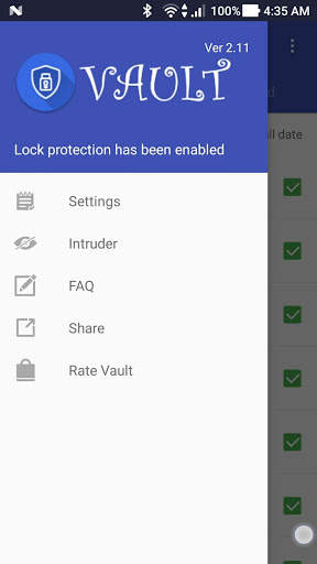 Vault - Lock Apps ,Encrypt Files (Free/NoRoot/2MB) screenshot 1