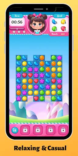 Zoya Sweet Candy - Classic 3 Match Game screenshot 2