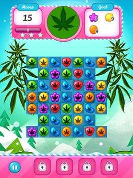 Weed Crush Match 3 Candy screenshot 4