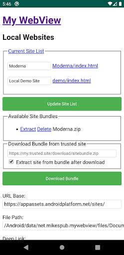 My WebView screenshot 6