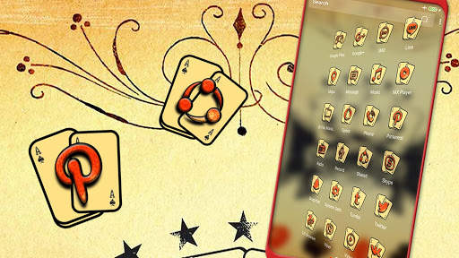 Vintage Cards Launcher Theme screenshot 3
