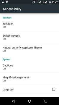 Natural butterfly App Lock screenshot 5