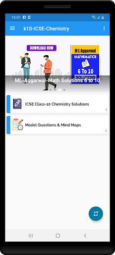 ICSE Class 10 Chemistry Solutions with mind maps 2 تصوير الشاشة