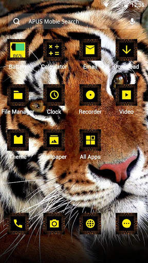Tiger-APUS Launcher theme screenshot 2