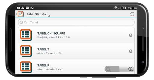 Tabel Statistik screenshot 4