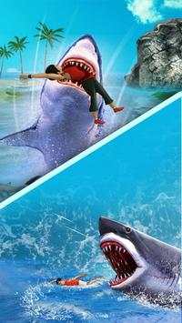 Shark Attack Game - Blue whale sim screenshot 7