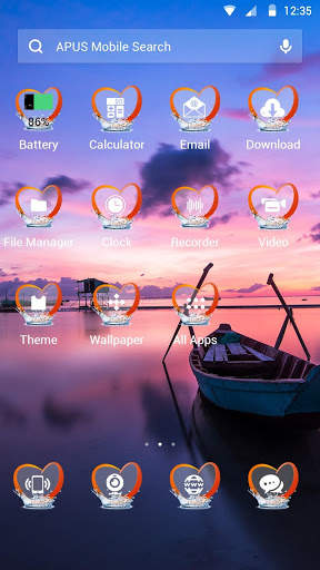 Happinessi-APUS Launcher theme screenshot 2