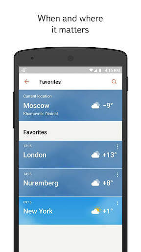 Yandex Weather screenshot 2