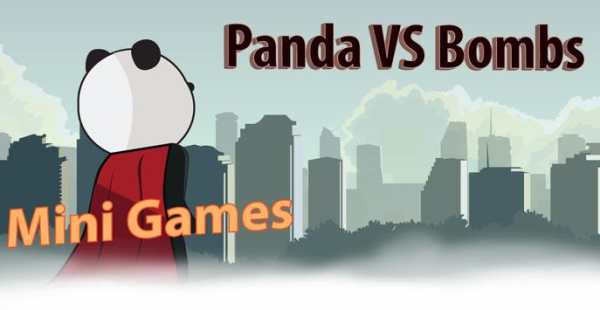 Panda VS Bombs Mini Games स्क्रीनशॉट 1