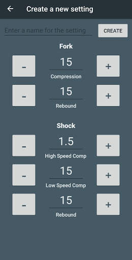 MX & Enduro Suspension Manager 3 تصوير الشاشة