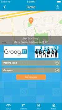 Groog IT social network screenshot 2