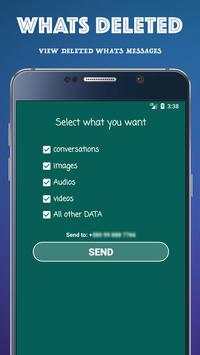 Whats Deleted Messages Recovery 4 تصوير الشاشة