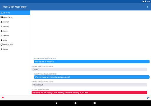 Front Desk Messenger screenshot 3