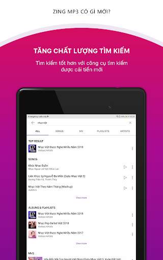 Zing MP3 screenshot 10