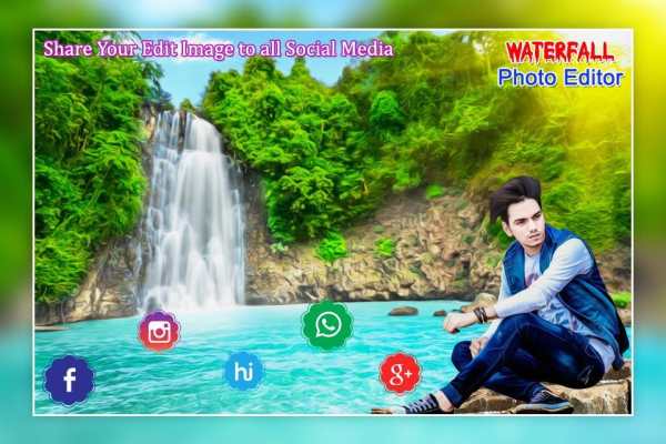 Waterfall Photo Editor : Water Photo Frame screenshot 6