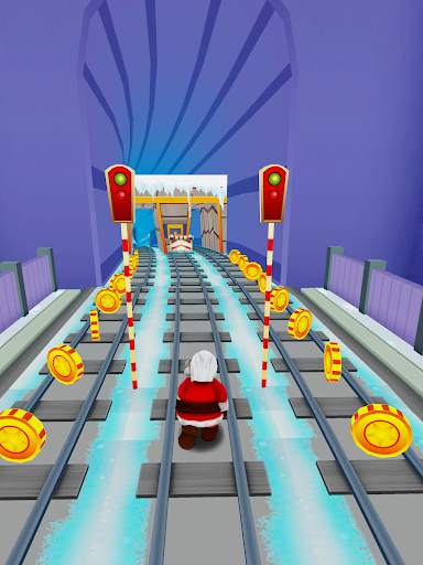 Subway Santa Xmas Run скриншот 5