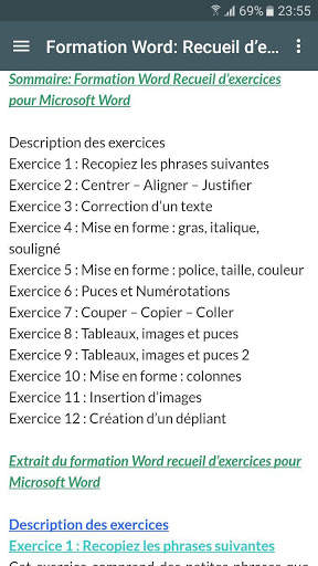 Formation WORD screenshot 2