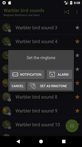 Appp.io - Warbler bird sounds screenshot 4
