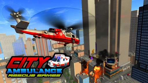 City Ambulance Rescue Rush Game screenshot 1
