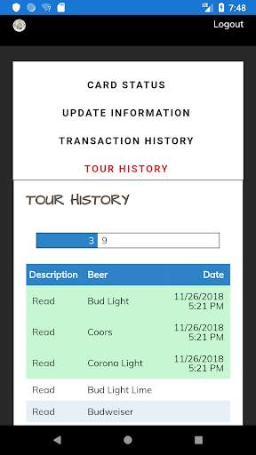 Winking Lizard Tour 5 تصوير الشاشة