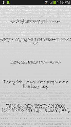 Tattoo Fonts for Android screenshot 3