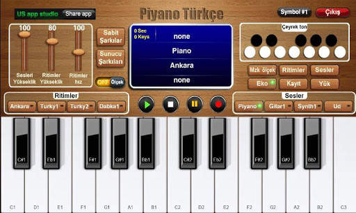 Piano Turkish screenshot 1