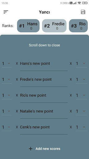 Yancı : Score Counter app for social games screenshot 4