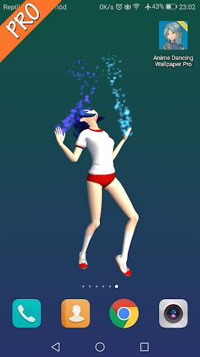 Anime Dancing Live Wallpaper Lite screenshot 4
