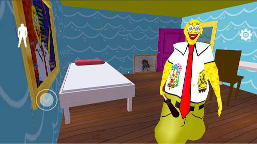 Sponge granny and baldi teacher chapter II horror screenshot 2
