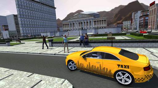 Taxi Modern Sim Crazy Driver Pro 3D screenshot 1