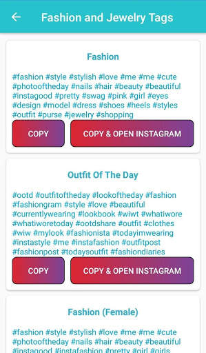 Trending HashTags for Instagram screenshot 4